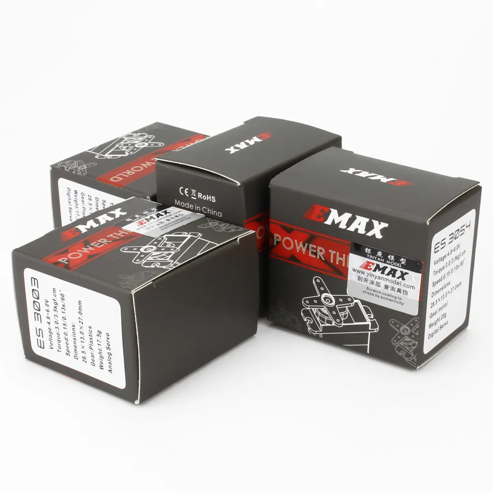 Emax ES3054 17g 3.5kg 0.13sec Metal Gear Digital Servo For RC Airplane (ES3154 Upgraded Version)