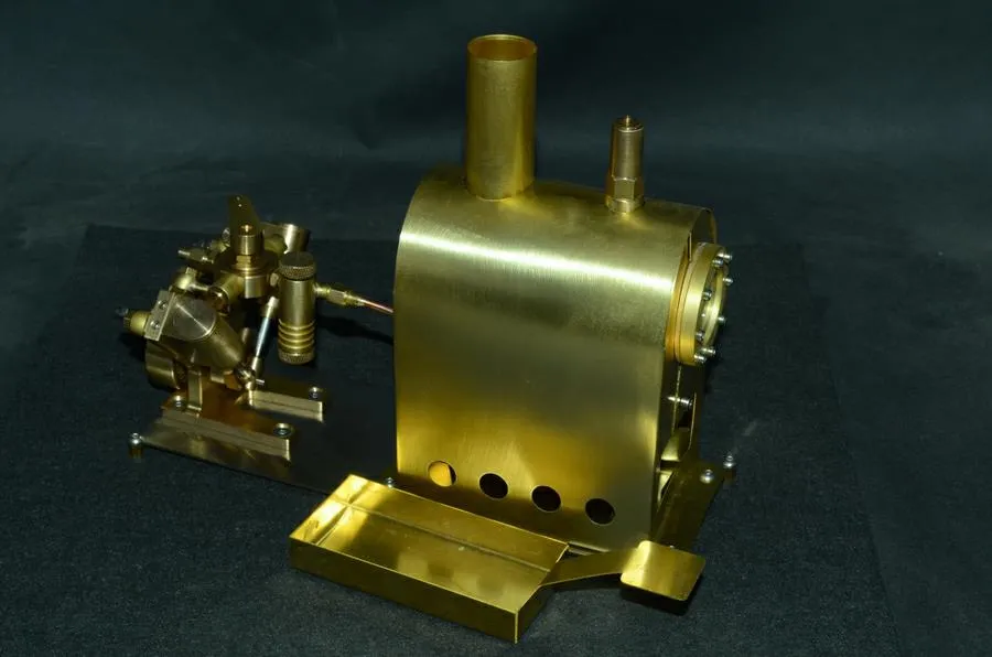 Microcosm OKMO M2C Mini Steam Boiler with Twin Cylinder Marine Steam Engine Stirling Engine Model Microcosm OKMO M2C Mini Steam Boiler with Twin Cylinder Marine Steam Engine Stirling Engine Model