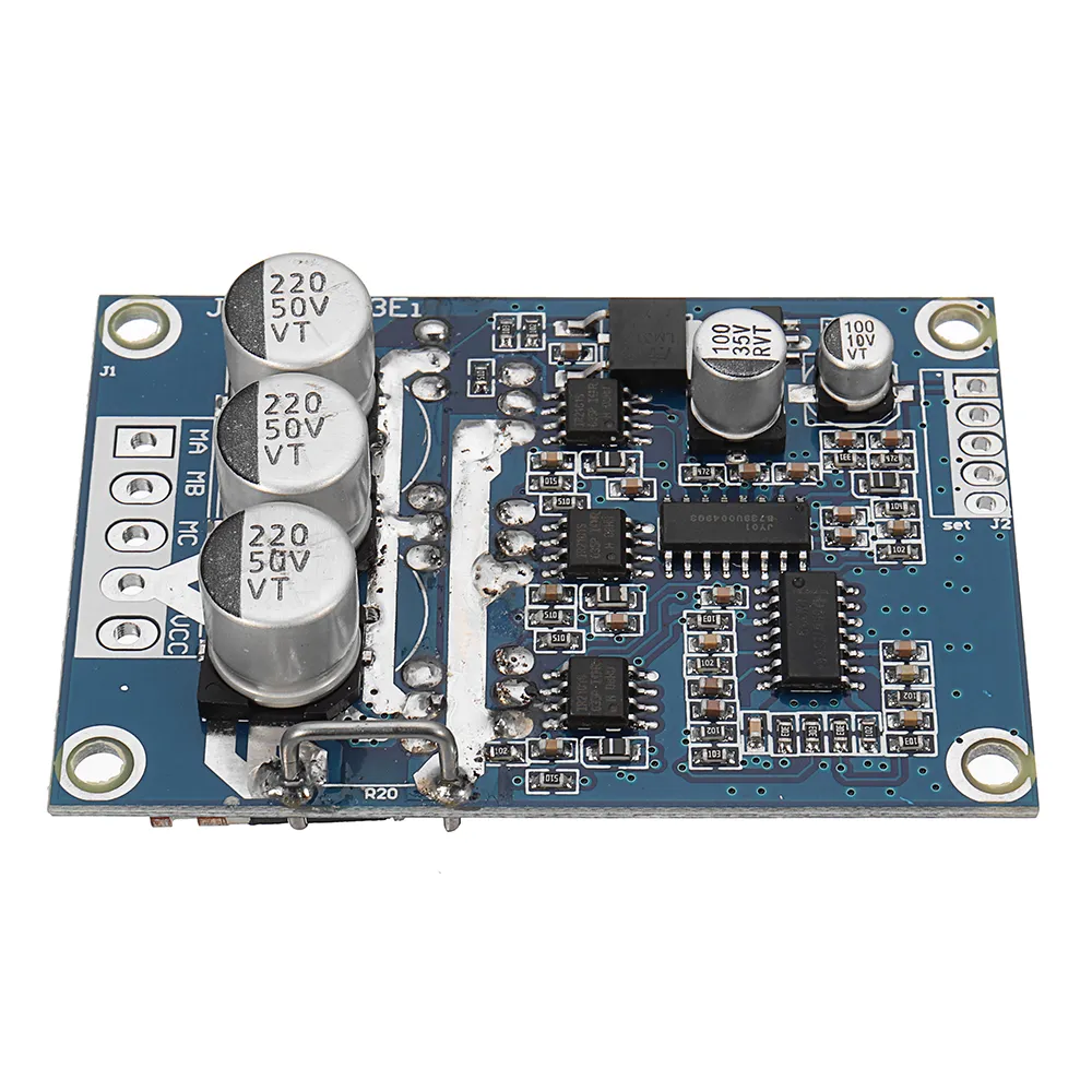 DC 12V-36V 15A 500W Brushless Motor Controller BLDC Driver Board Stall Over-current Protection