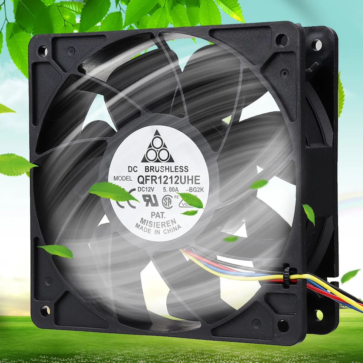 7500RPM Cooling Fan 4-pin Connector Replacement For Antminer Bitmain S7 S9