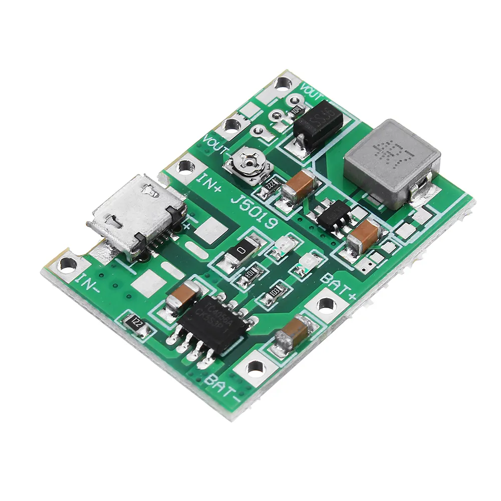 3pcs 3.7V 9V 5V 2A Adjustable Step Up 18650 Lithium Battery Charging Discharge Integrated Module