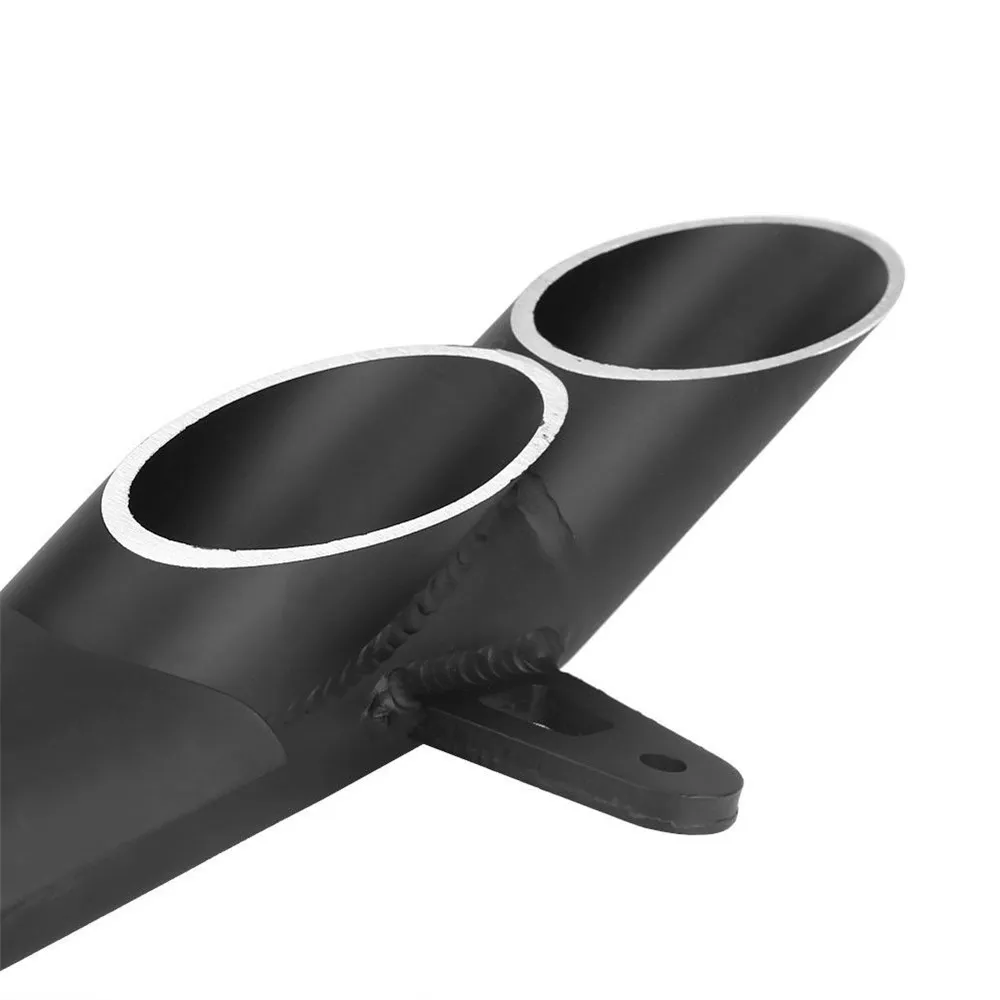 New Dual-outlet Exhaust Tail Pipe Muffler Tip For Yamaha YZF-R6/Suzuki GSX-R