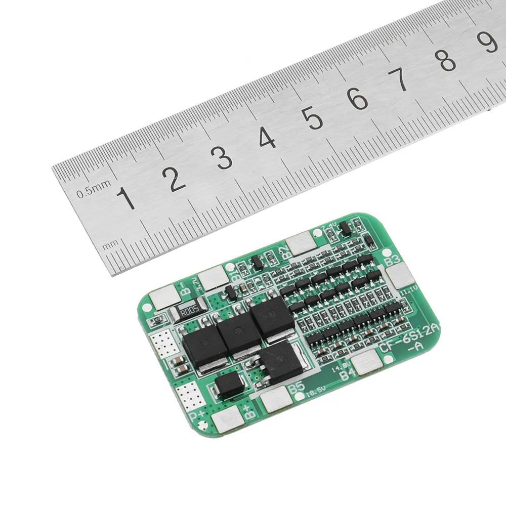 3pcs DC 24V 15A 6S PCB BMS Protection Board For Solar 18650 Li-ion Lithium Battery Module With Cell