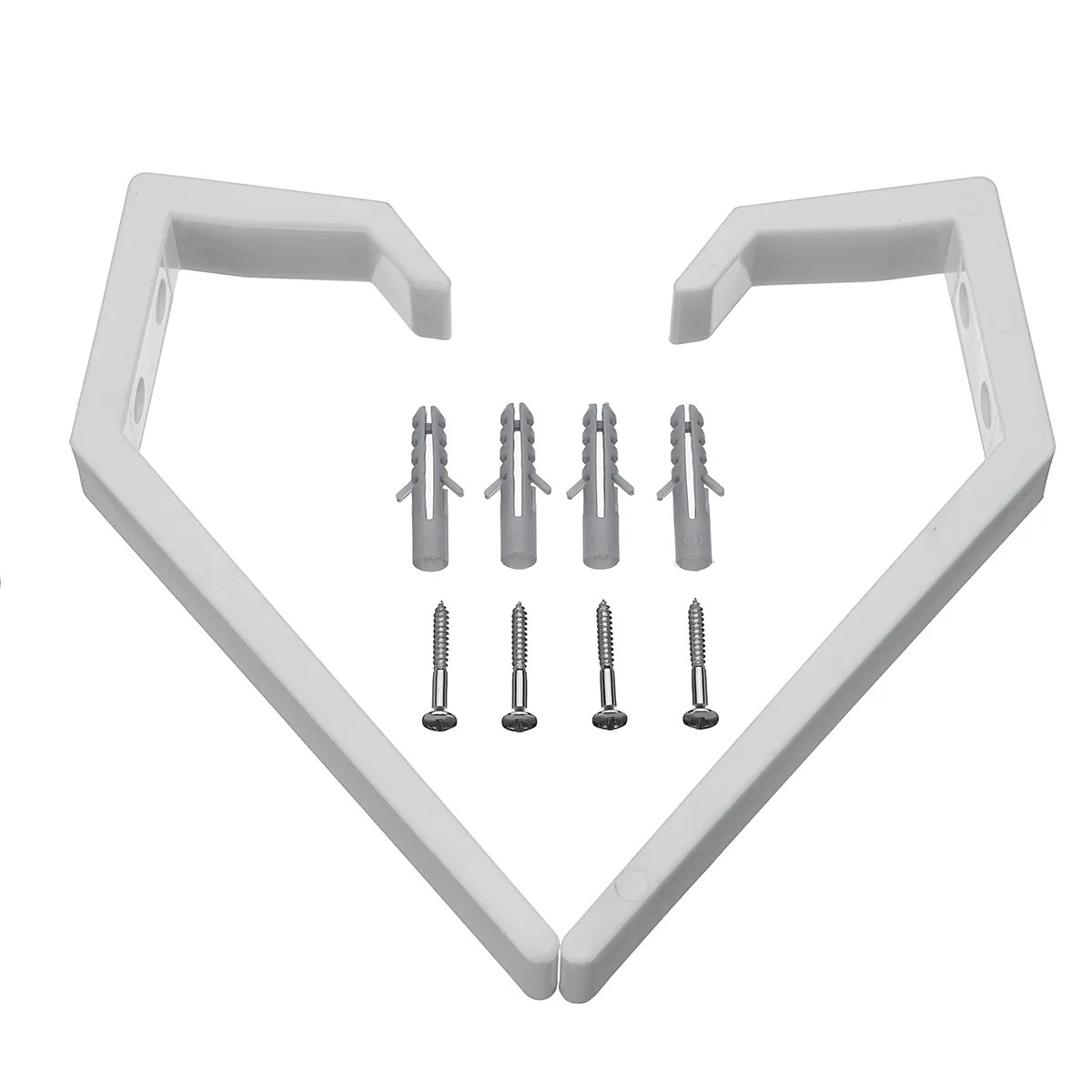 2pcs Helmet Holder Hook Jacket Bags Wall Mount Cloth Display Rack Hanger