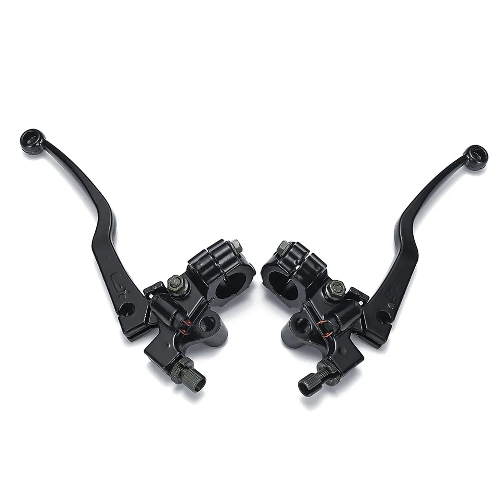 Pair Black Aluminum Motorcycle Brake & Clutch Lever For Honda CG 125 Cable Front Brake Pair Black Aluminum Motorcycle Brake & Clutch Lever For Honda CG 125 Cable Front Brake