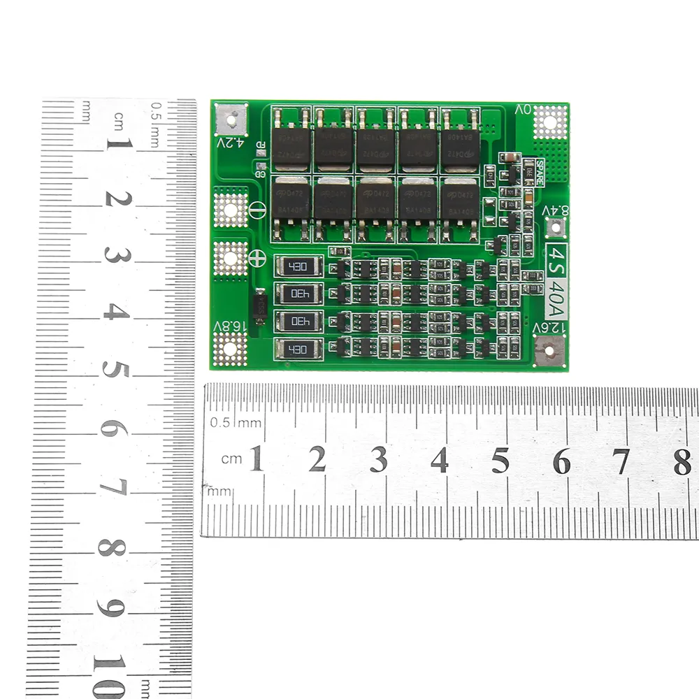4S 40A Li-ion Lithium Battery 18650 Charger PCB BMS Protection Board with Balance For Drill Motor 14.8V 16.8V Lipo Cell Module 4S 40A Li-ion Lithium Battery 18650 Charger PCB BMS Protection Board with Balance For Drill Motor 14.8V 16.8V Lipo Cell Module