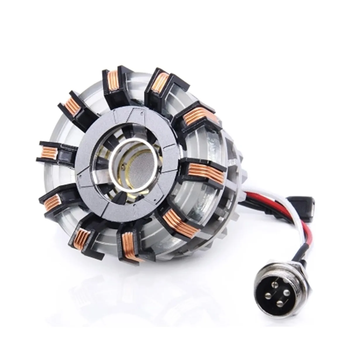 1:1 Aluminum Alloy Arc Reactor DIY Model MK2 Led Light Mark Chest Tony Heart Lamp Light DIY Model Science Toy 1:1 Aluminum Alloy Arc Reactor DIY Model MK2 Led Light Mark Chest Tony Heart Lamp Light DIY Model Science Toy