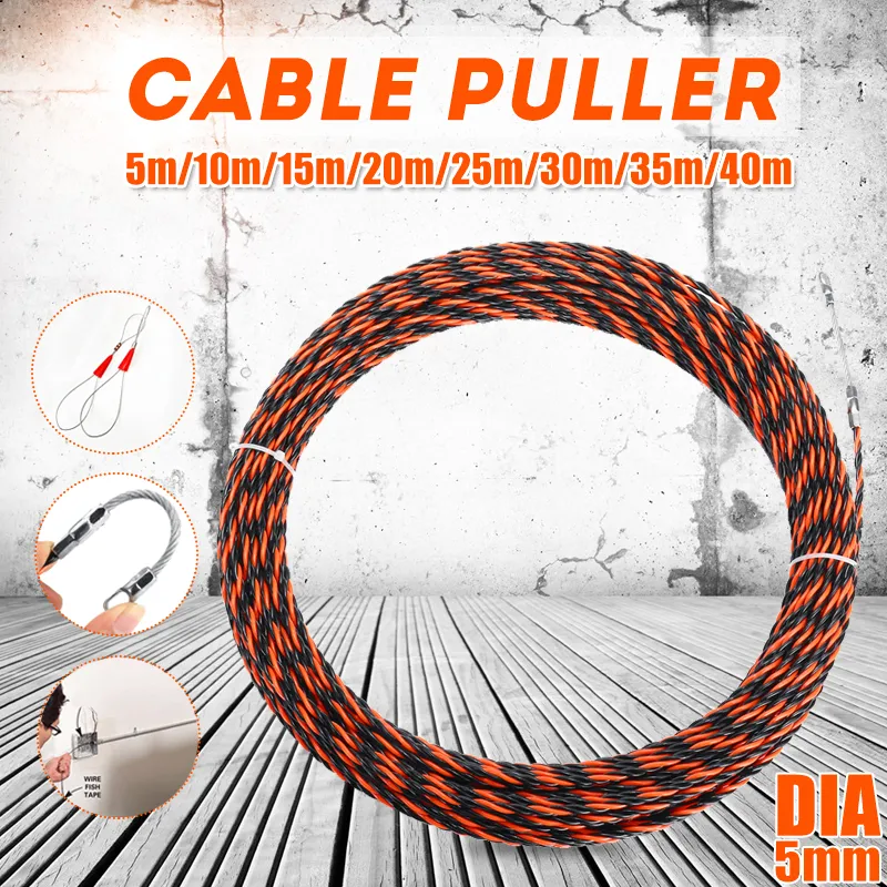 8 Sizes 5mm Cable Puller Fiberglass Wire Puller Electrical Tool Fish Tape Cable