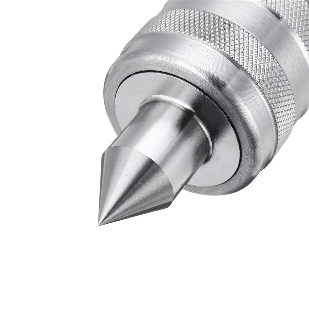 MT2 0.02 Inch CNC Precision Steel Lathe Live Center Taper Tool Triple Bearing