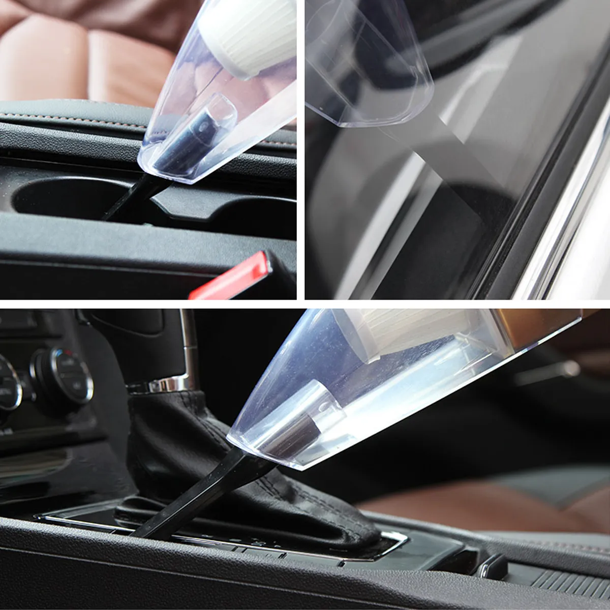 120W Wireless Rechargeable Car Home Dual Use Vacuum Cleaner