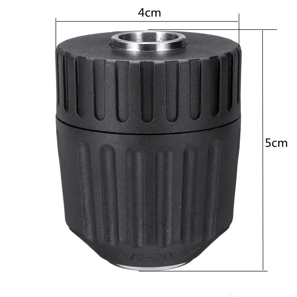 Drillpro 10pcs Air Impact Socket Wrench Set 1/2 Inch Square Drive Metric Drill Chuck Adapter