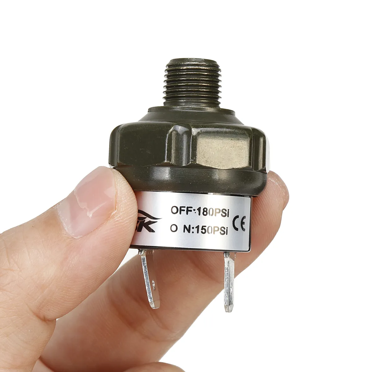 NPT1/8inch Air Valve Compressor Tank Pressure Control Switch 70 90 100 120 150 180psi 12V