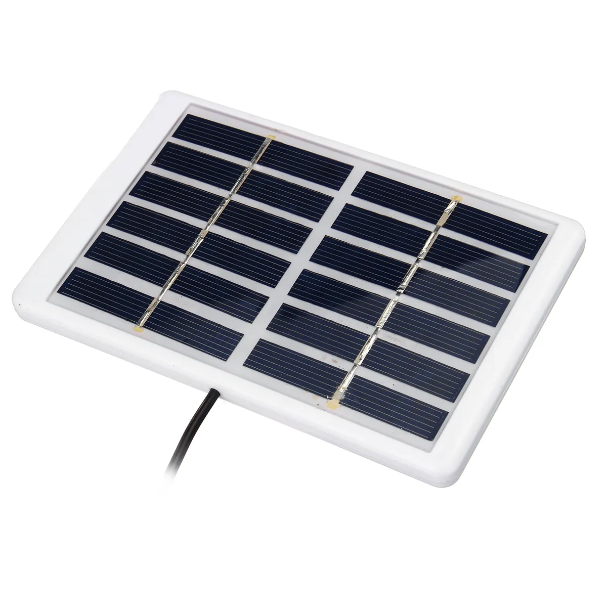 1.2W 6V Mini Portable Polycrystalline Solar Panel with Plastic Frame + 5521 DC Interface Cable 1.2W 6V Mini Portable Polycrystalline Solar Panel with Plastic Frame + 5521 DC Interface Cable