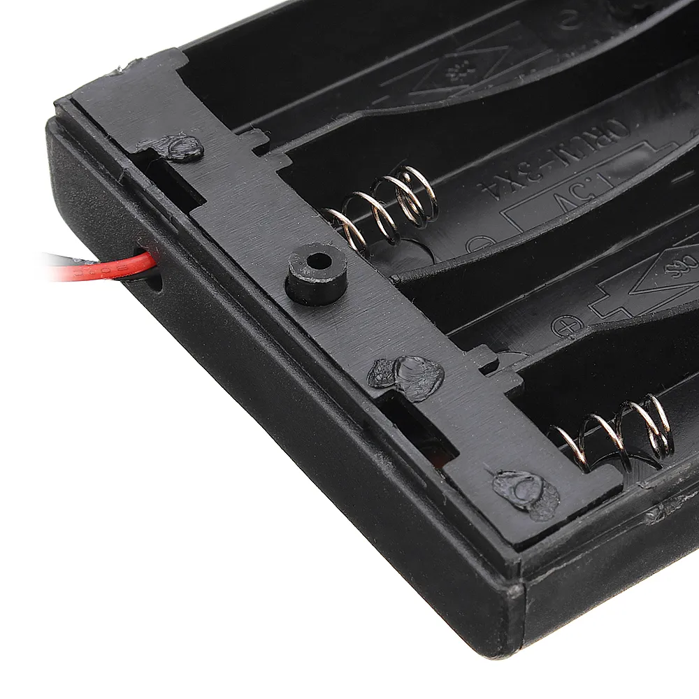 4 Slots AA Battery Box Battery Holder Board with Switch for 4xAA Batteries DIY kit Case 4 Slots AA Battery Box Battery Holder Board with Switch for 4xAA Batteries DIY kit Case