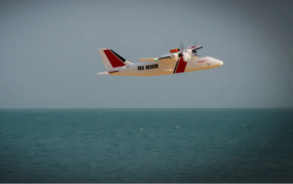 Sonicmodell Binary 1200 mm Spannweite EPO Doppelmotor Multirole Luftvermessung FPV Plattform Mapping RC Flugzeug KIT