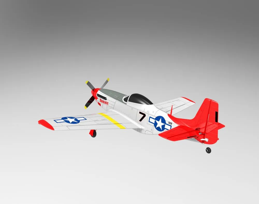 VolantexRC 768-1 Mustang P-51D 750mm Spannweite EPO Warbird RC Flugzeug RTF