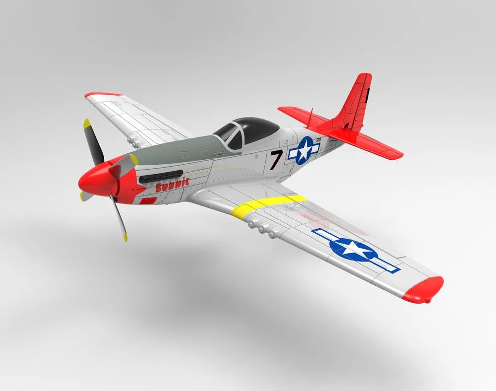 VolantexRC 768-1 Mustang P-51D 750mm Spannweite EPO Warbird RC Flugzeug RTF