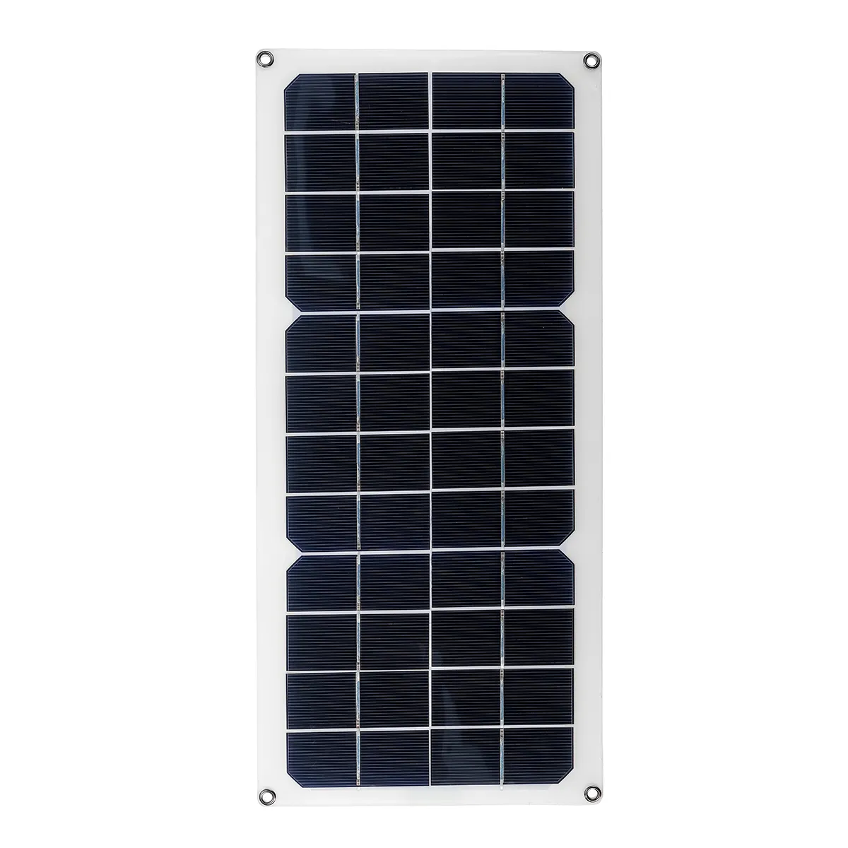 16V 10W 1.2A 420x190x2.5mm Monocrystalline Semi-flexible Solar Panel Set with Rear Junction Box Support Single USB Port
