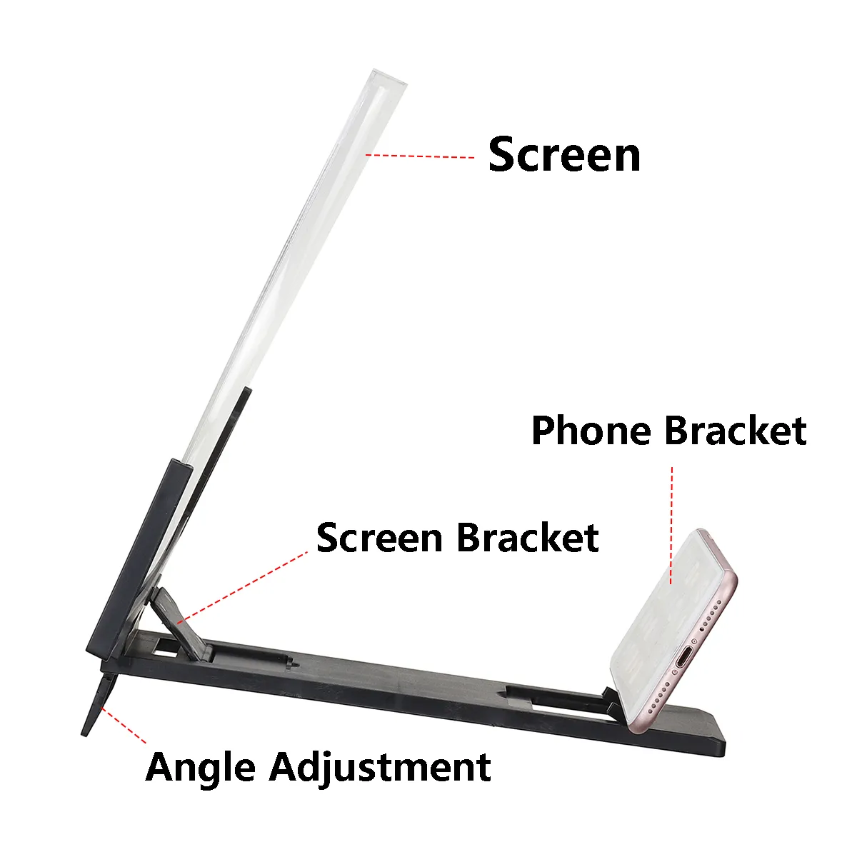 14 Phone Screen Magnifier Movie Video Screen Amplifier For Smart Phone For iPhone For Samsung Huawei