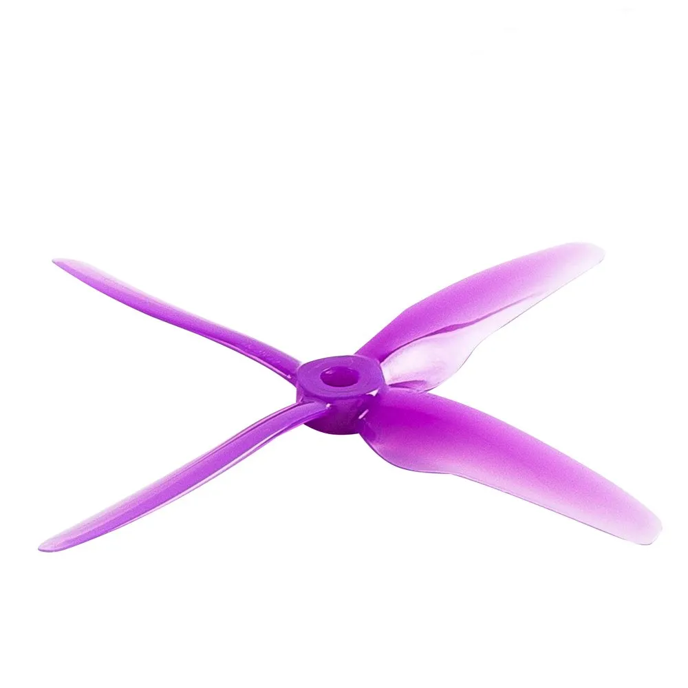 2 Pairs GEMFAN 51455 Hurricane X 4-blade Propeller 5mm Mounting Hole for RC FPV Racing Drone