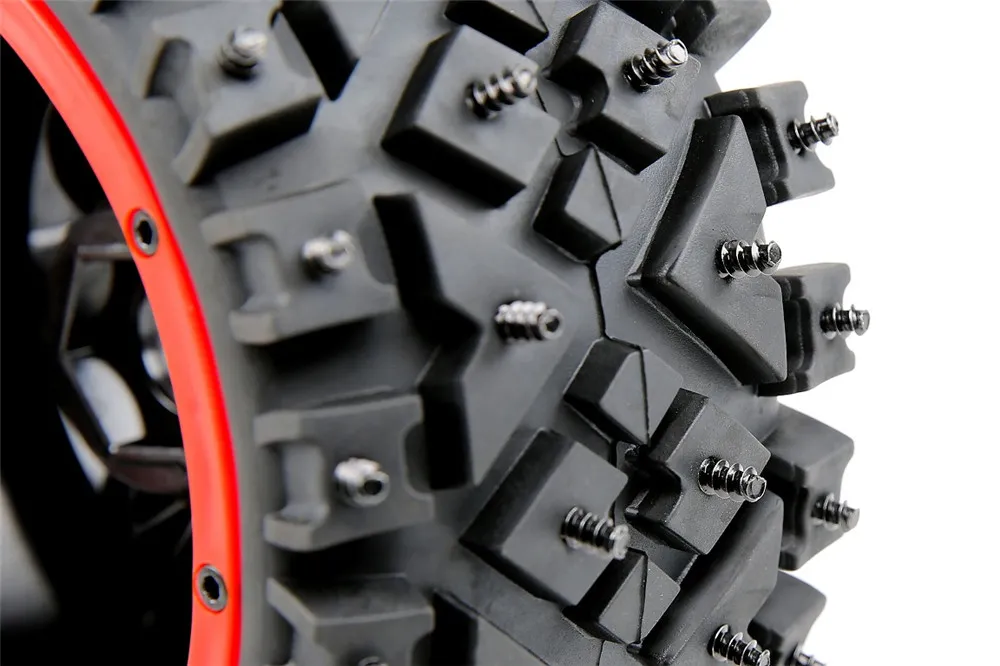 4PCS ROFUN 85321 Front Rear Tires & Wheels for 1/5 HPI KM Baja 5B RC Car Parts