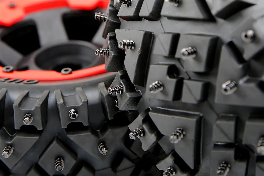 4PCS ROFUN 85321 Front Rear Tires & Wheels for 1/5 HPI KM Baja 5B RC Car Parts