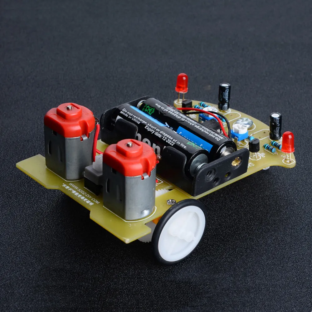 DIY D2-5 Intelligent Tracking Car Kit Streifenwagen Elektronische Produktionskits DIY D2-5 Intelligent Tracking Car Kit Streifenwagen Elektronische Produktionskits