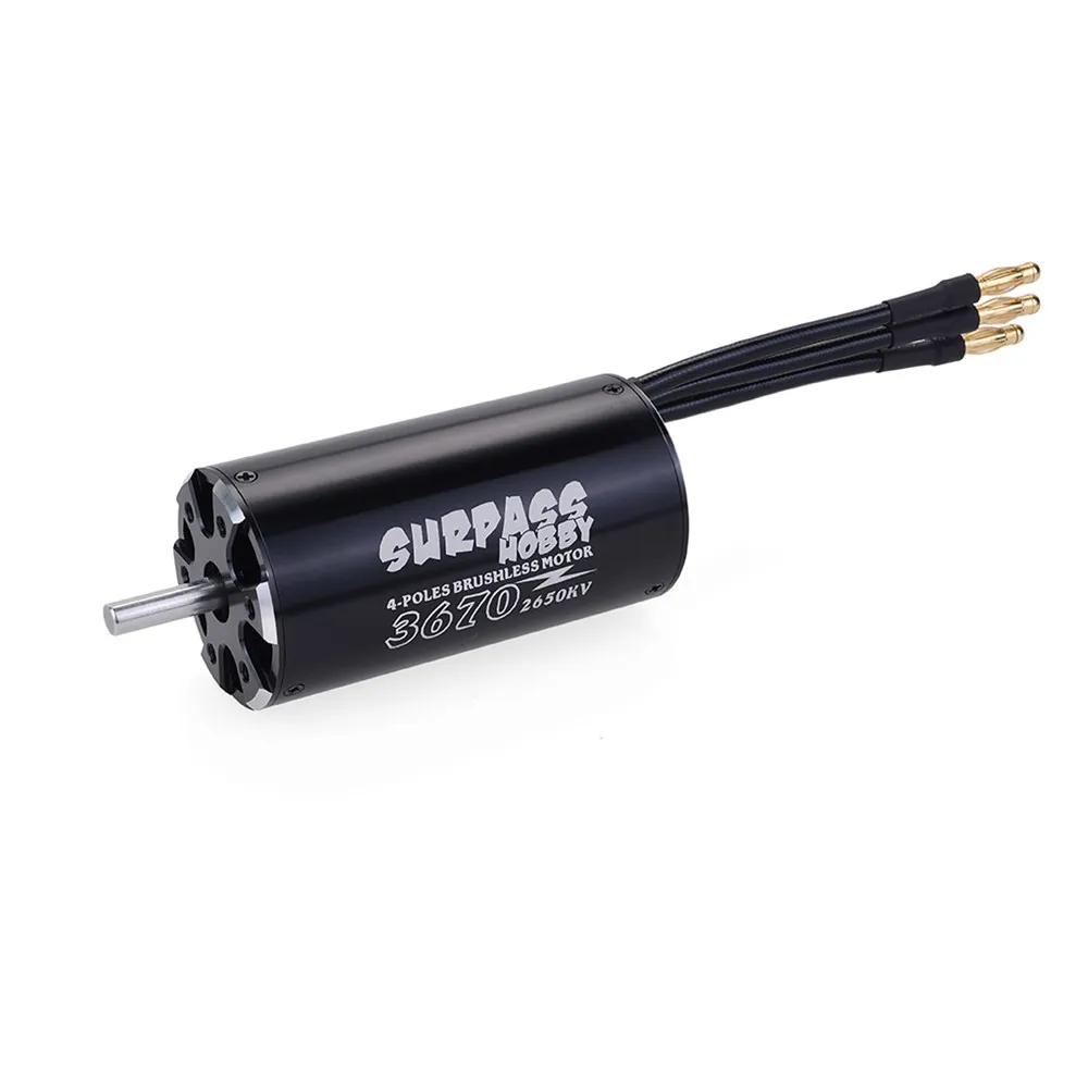  Surpass Hobby 3670 2650KV 4-poliger interner sensorloser bürstenloser Motor für RC-Auto-Boot-Modell