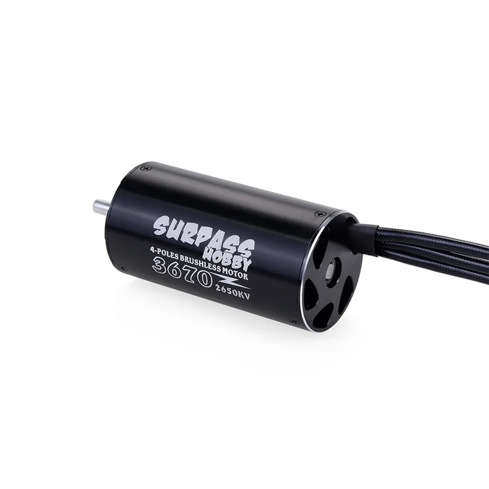  Surpass Hobby 3670 2650KV 4-poliger interner sensorloser bürstenloser Motor für RC-Auto-Boot-Modell