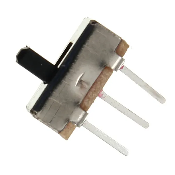400 stücke SS12D00G3 2 Position SPDT 1P2T 3 Pin PCB Leuchte Panel Mini Vertical Slide Schalter