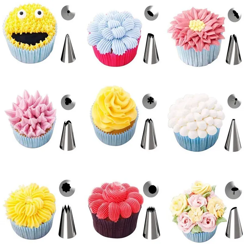 72Pcs Cake Decorating Kit With Case Baking Mold Supplies Tools Set Storage Case Cooking Glove