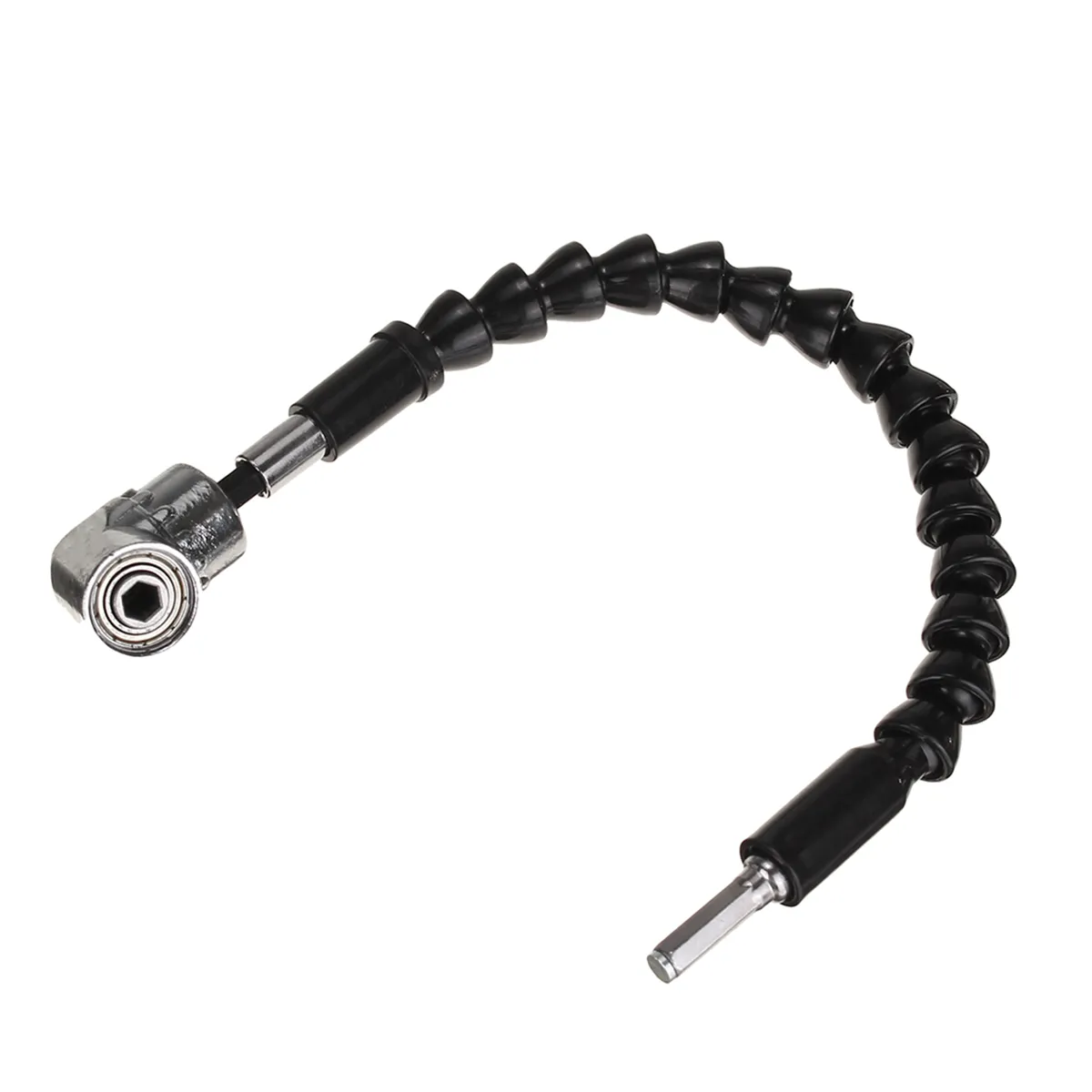 105 Degree Right Angle Drill Adapter with Flexible Shaft Bits Extension Shaft with Screwdriver Bit Holder