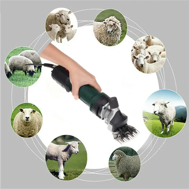 110V/220V 900W Electric Shearing Machine Wool Scissors 6 Gear Speed Adjustable For Sheep Goat Clipper Tools Kit