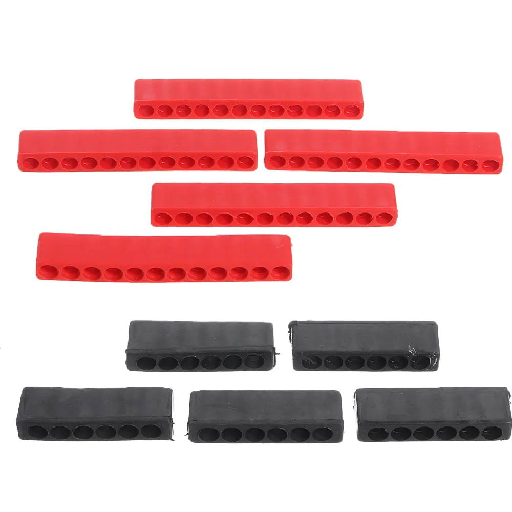 5Pcs 6 or 10 Holes Hex Shank Screwdriver Bit Storage Holder Screwdriver Head Storage Tool