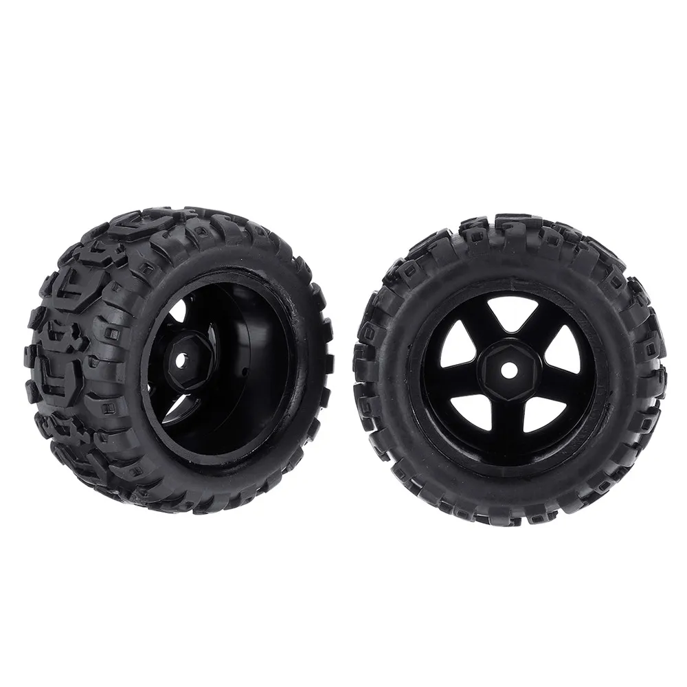 2PCS Tires Wheels Rims for HBX 16889 1/16 RC Car Vehicles Spare Parts M16038 2PCS Tires Wheels Rims for HBX 16889 1/16 RC Car Vehicles Spare Parts M16038