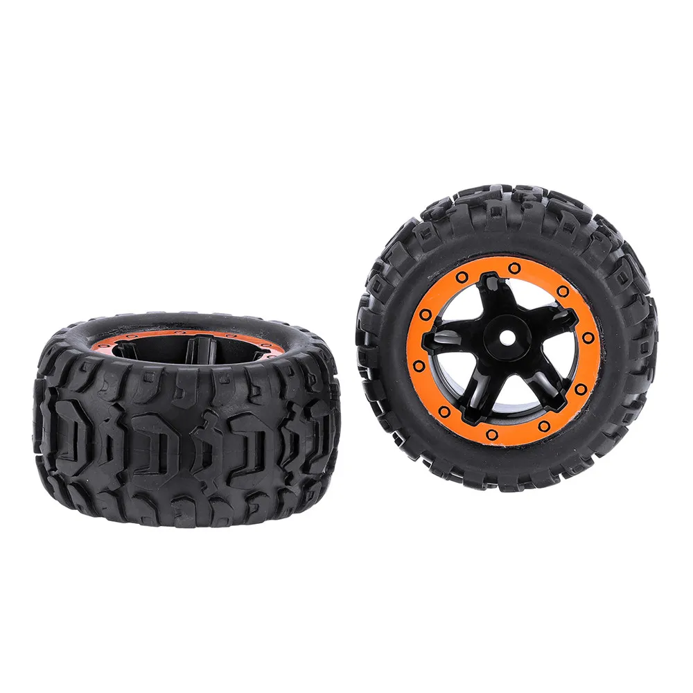 2PCS Tires Wheels Rims for HBX 16889 1/16 RC Car Vehicles Spare Parts M16038 2PCS Tires Wheels Rims for HBX 16889 1/16 RC Car Vehicles Spare Parts M16038