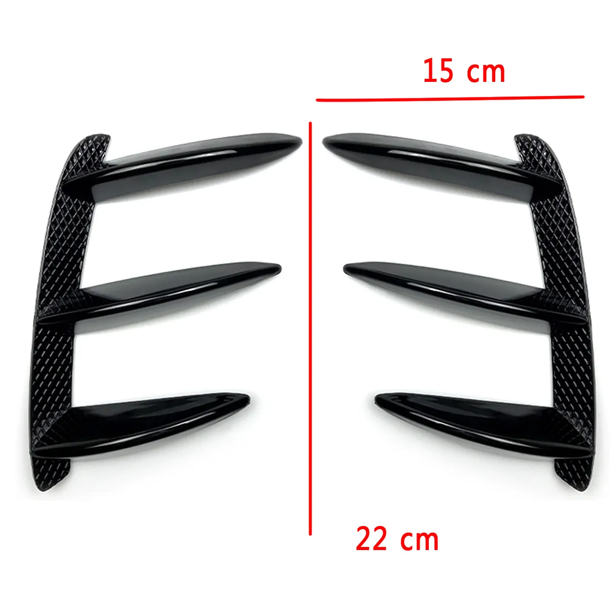 2Pcs Car Rear Bumper Protector Splitter Canard Refitting For Mercedes Benz A class W176 A200 A250 A260 A45 A160 A180 AMG