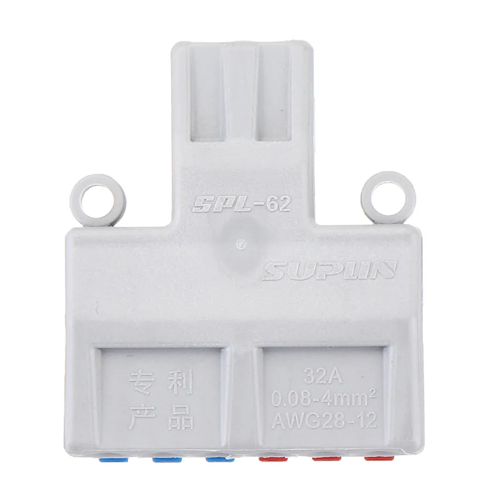 20pcs SPL-62 Two Groups of Parallel One-in and Three-out Splitter Terminal Wire Connector 20pcs SPL-62 Two Groups of Parallel One-in and Three-out Splitter Terminal Wire Connector
