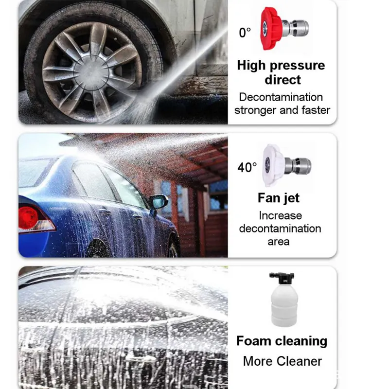 AUTSOME 240W Cordless Pressure Washer Wireless Car Water Pressure Washing Spray