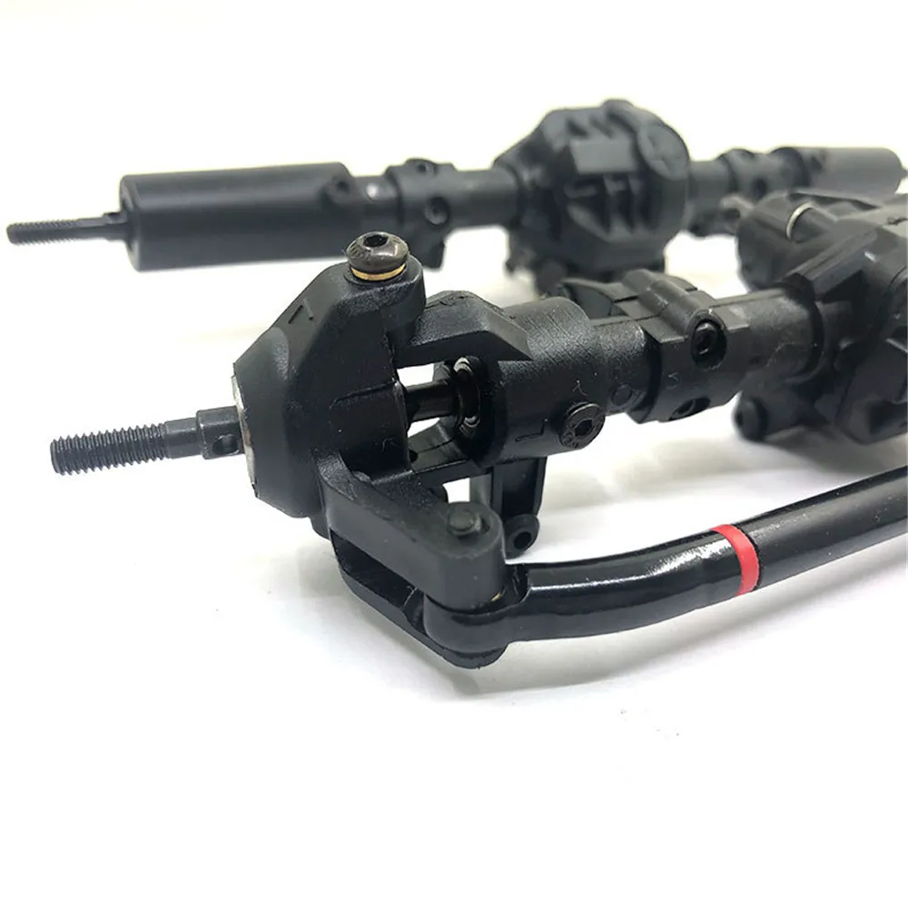 2PCS Front Rear Straight Bridge Axle for 1/10 RC Rock Crawler Axial SCX10 90046 AR44 
