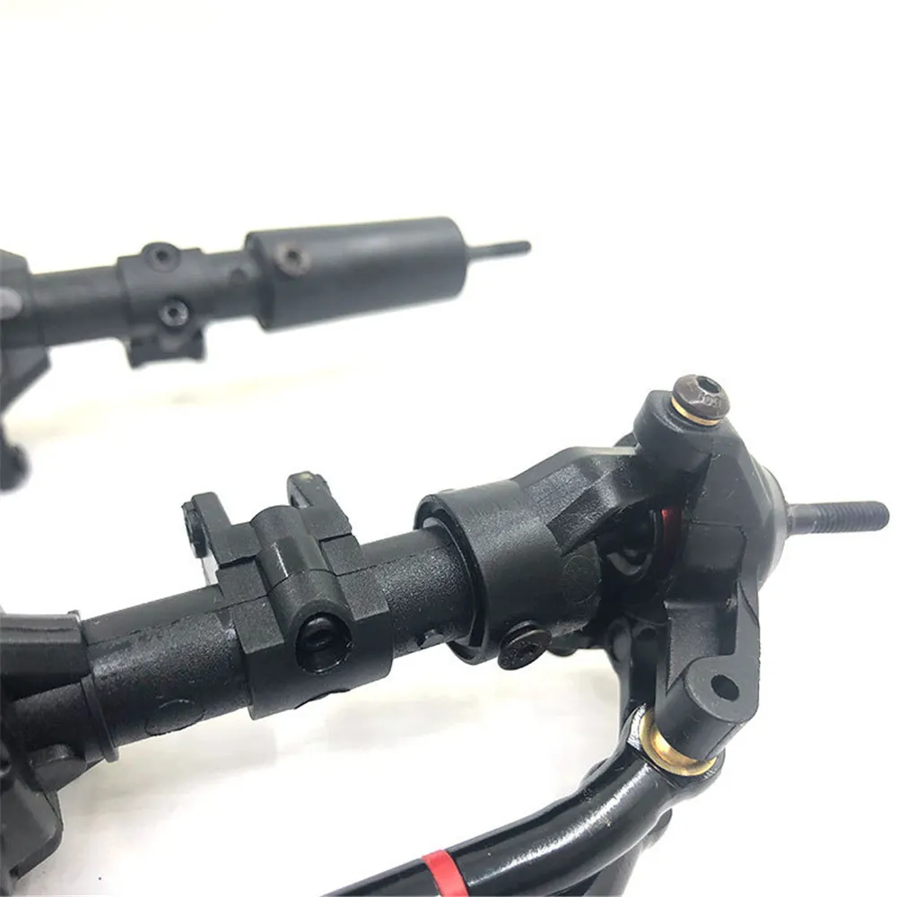 2PCS Front Rear Straight Bridge Axle for 1/10 RC Rock Crawler Axial SCX10 90046 AR44 