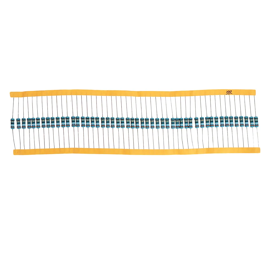 50pcs 1W 39R Metal Film Resistor 1% 39 ohm Resistance