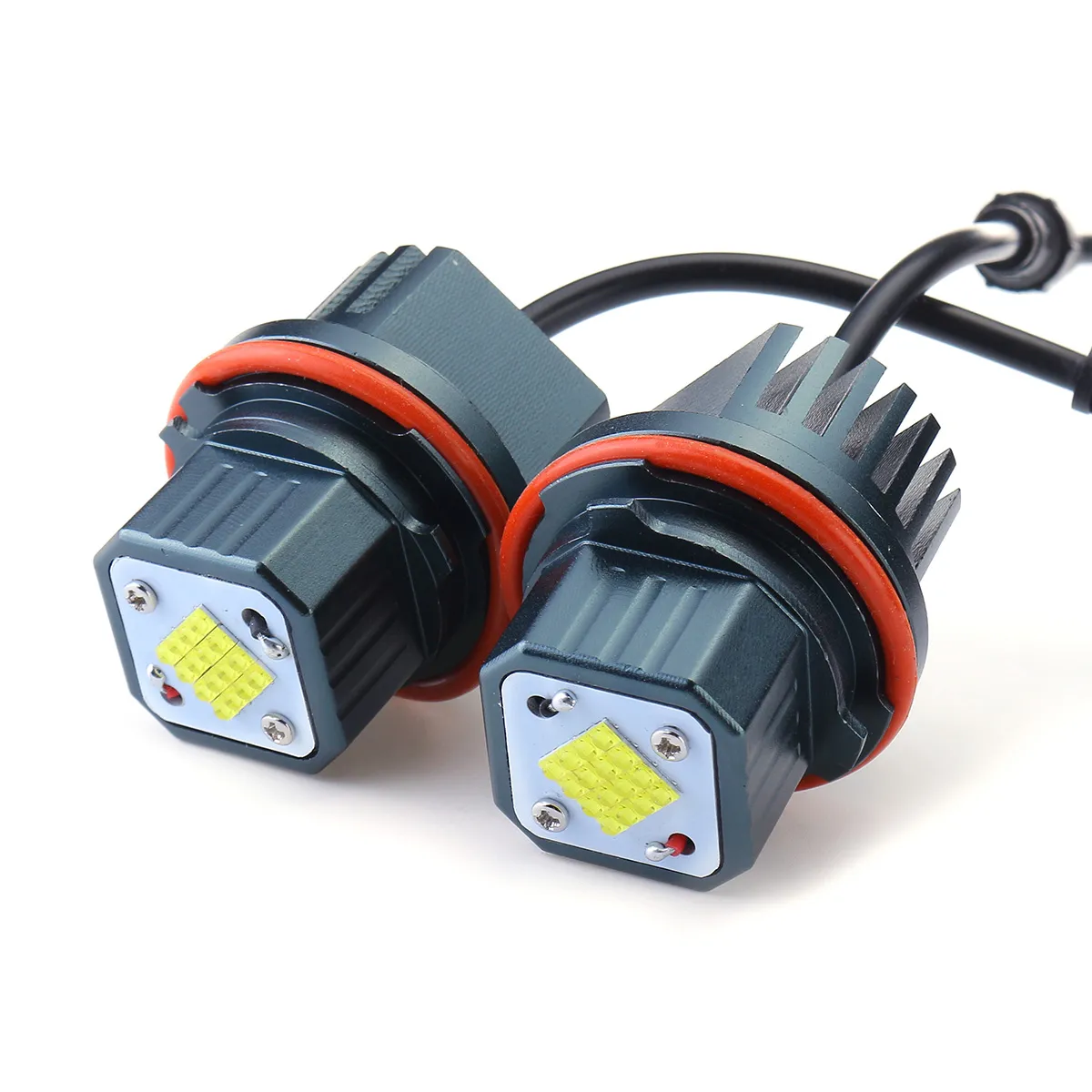 2Pcs 80W Error Free LED Angel Eyes Marker Halo Ring Light For BMW E39 E53 E60 E65 2Pcs 80W Error Free LED Angel Eyes Marker Halo Ring Light For BMW E39 E53 E60 E65