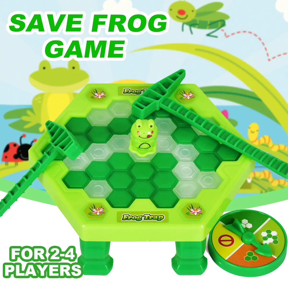 Children Save Frog Game Parent-child Interaction Play Toys for Kids Prefect Gift