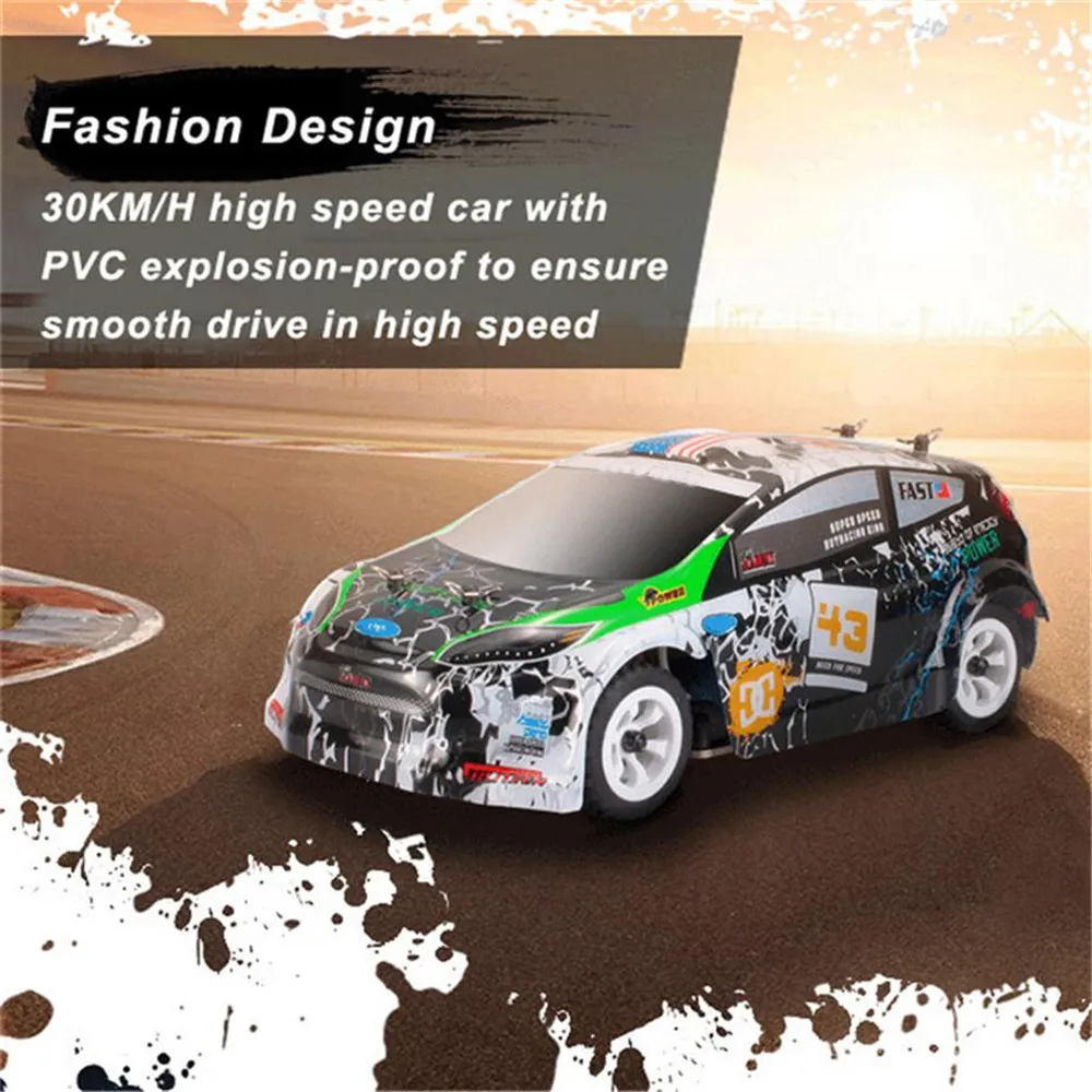 Wltoys K989 2 Battery 1/28 2.4G 4WD Brushed RC Car Alloy Chassis Vehicles RTR Model