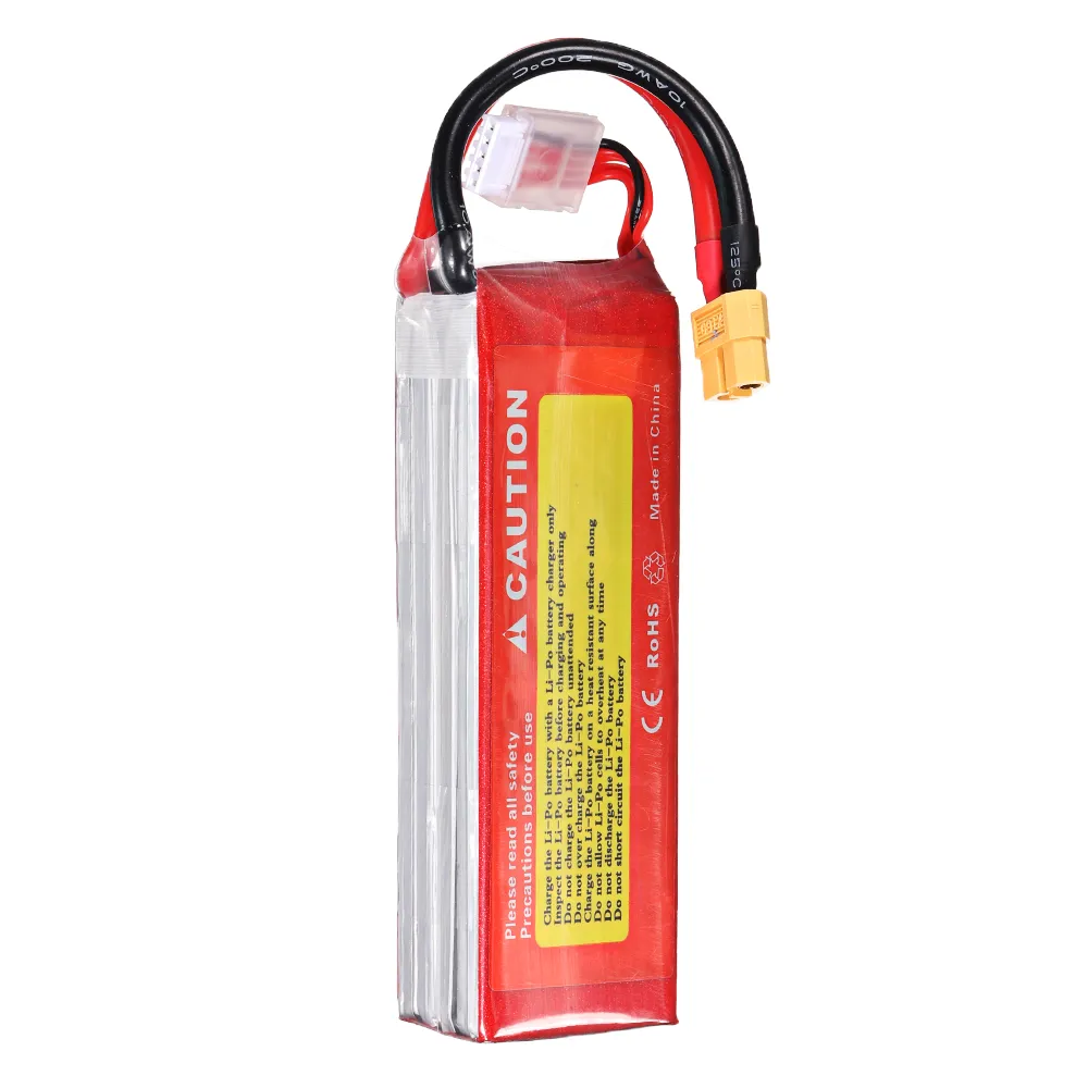 ZOP Power 14.8V 3300mAh 100C 4S Lipo Battery XT60 Plug for RC Helicopter Boat