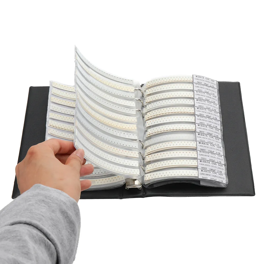 Aemedy® 4500pcs 0603 Condensateurs CMS Échantillons 90 valeurs Chaque 50pcs 0.5PF~2.2UF Kit Assortiment Aemedy® 4500pcs 0603 Condensateurs CMS Échantillons 90 valeurs Chaque 50pcs 0.5PF~2.2UF Kit Assortiment