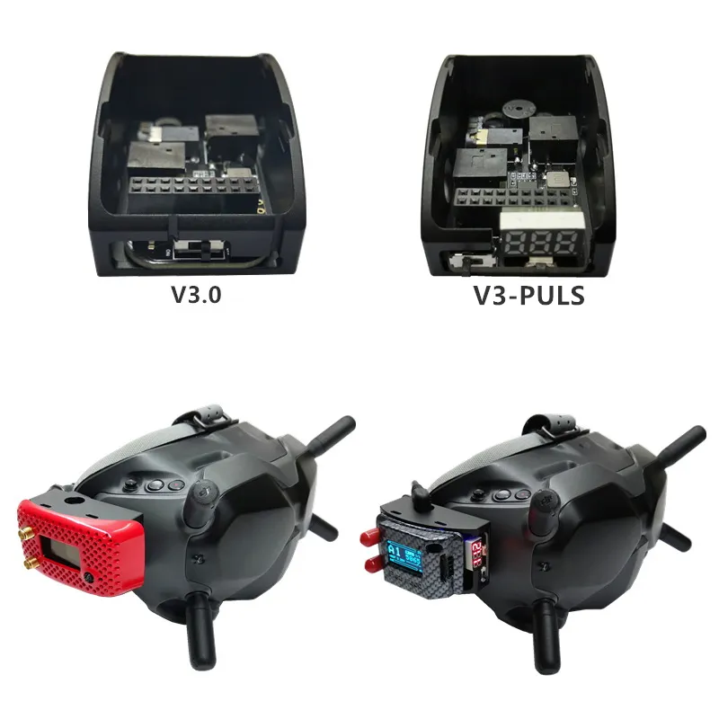URUAV V3.0 V3.0 PLUS Metal Adapter Mounting Case for DJI FPV Goggles