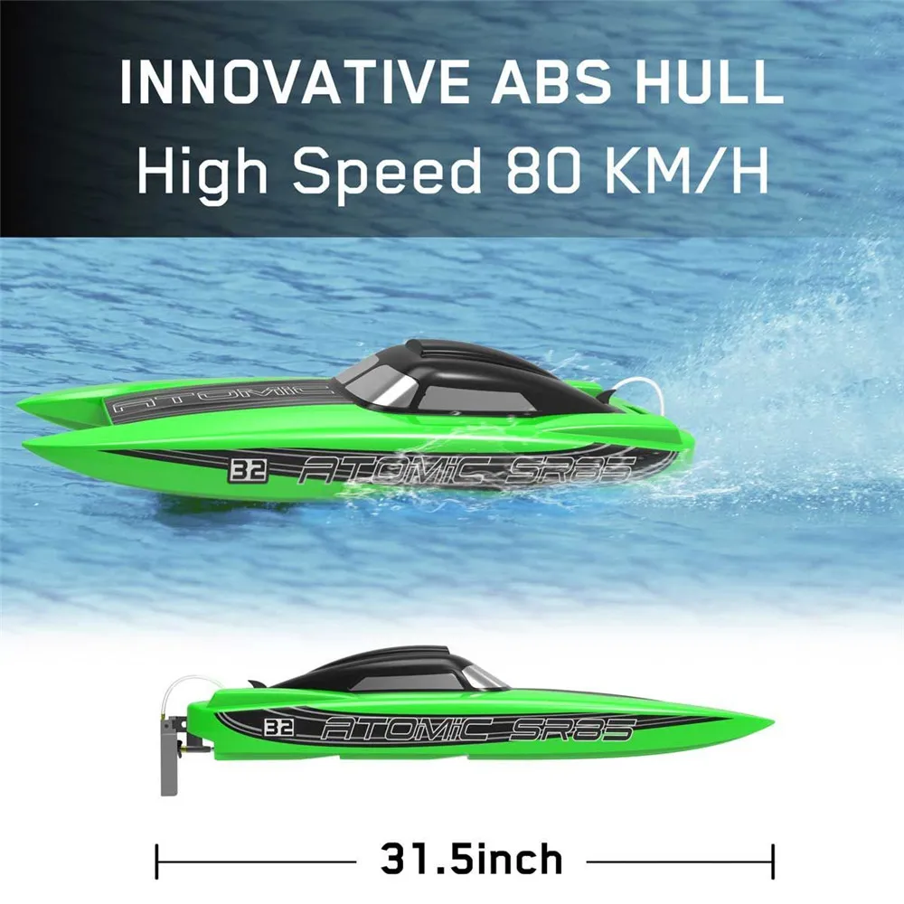 Volantexrc ATOMIC SR85 798-3 ARTR 80km/h 2.4G 850mm Brushless RC Boat with Auto Roll Back Function Model