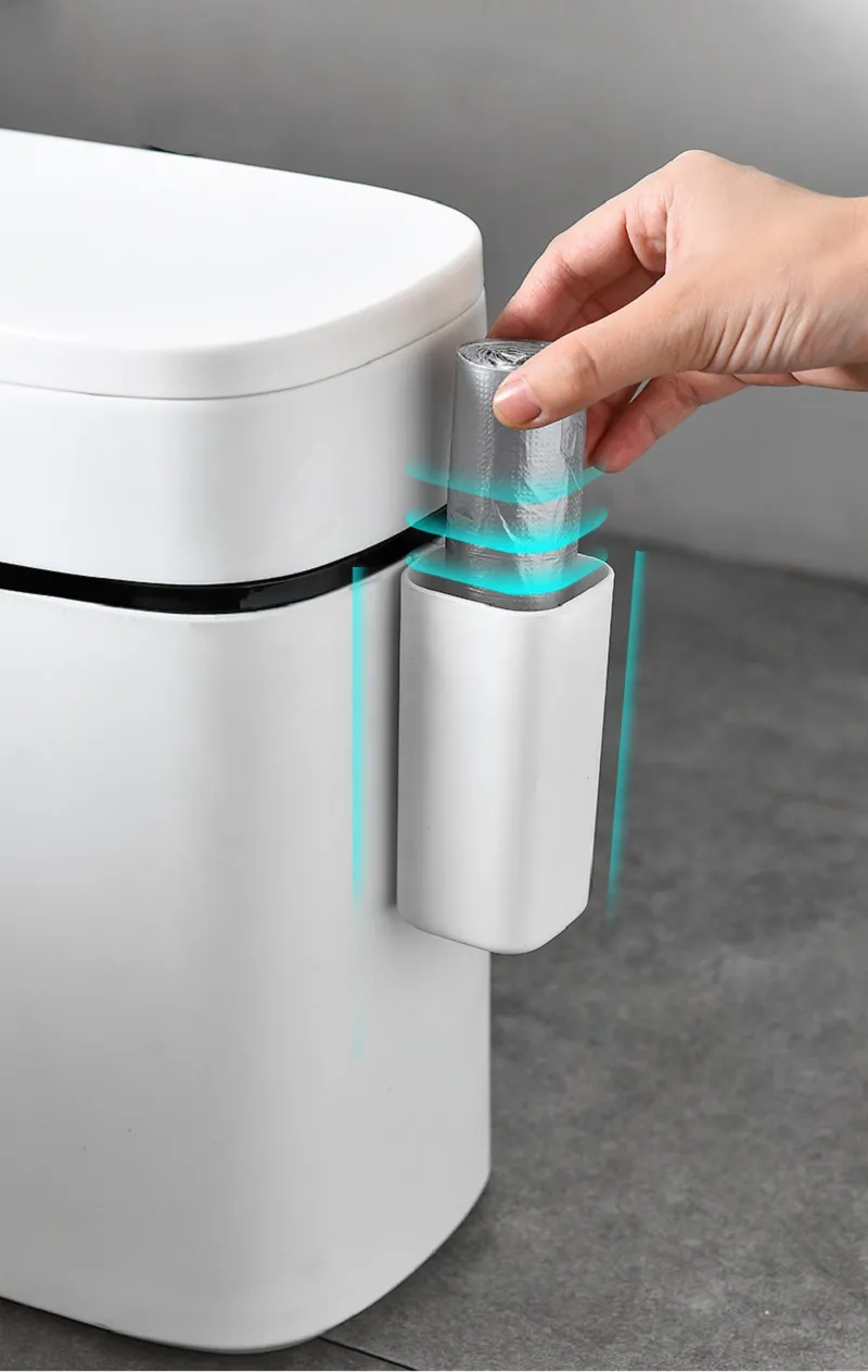 Multifunktions-Badezimmer-Mülleimer Papierkorb Toilettenbürste Toilette Mülleimer Abfall Mülleimer Toilette